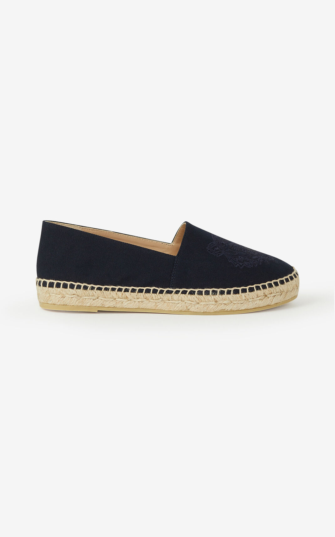 Kenzo Kanvas Tiger Espadril Bayan Lacivert Mavi | 4810-JPCWO